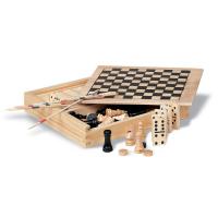 TRIKES. Деревянная коробка с настольными играми_1