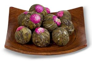 Вязаный чай Юй Лун Тао Клубника с клевером
