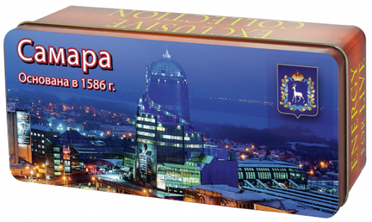 Подарочный чай в шкатулке с магнитом Самара