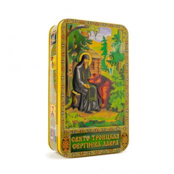 Шкатулка Сергий и медведь, 100 гр
